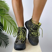 Vintage Y2K L.L. Bean Gray Suede Gorpcore Hiking Boots Shoes / Size: 6.5
