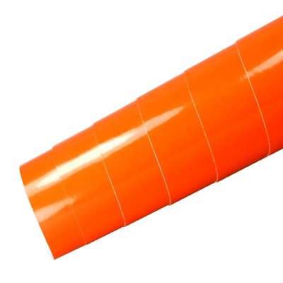 (11,51 /m²) Hochglanz Orange Auto Car Wrapping glanz Folie LUFTKANÄLE Blasenfrei