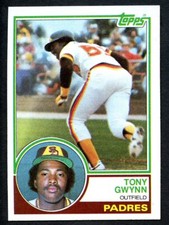 TONY GWYNN 1983 TOPPS BASEBALL #482 RC ROOKIE CARD San Diego Padres