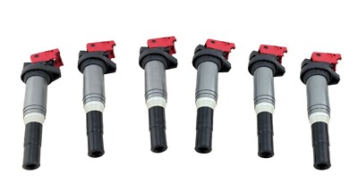 NGK Ignition Coil 6-Pack Shop Set - Fits 2008-2011 BMW 528i 3.0L L6 (Direct OEM Replacement)