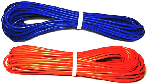 18 Gauge 100' ft each Blue Orange Auto PRIMARY WIRE 12V Car Wiring Power Cable - Picture 2 of 12