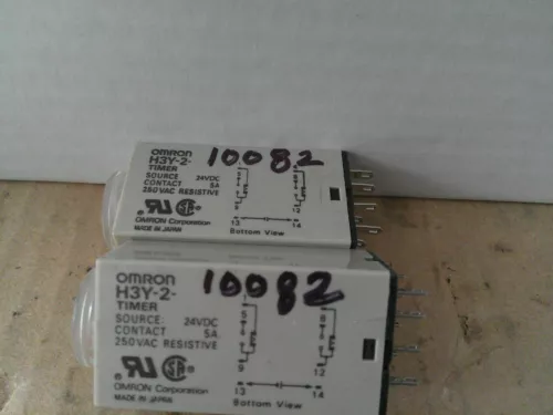 OMRON H3Y-2 TIMER H3Y-2-5S  (2 PCS.)