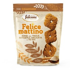 Falcone Felice Mattino Rombi con Farina Integrale Macinata a Pietra da 500 gr
