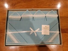 Unused Vintage Majestic Creations Placemats & Napkins Set spun rayon