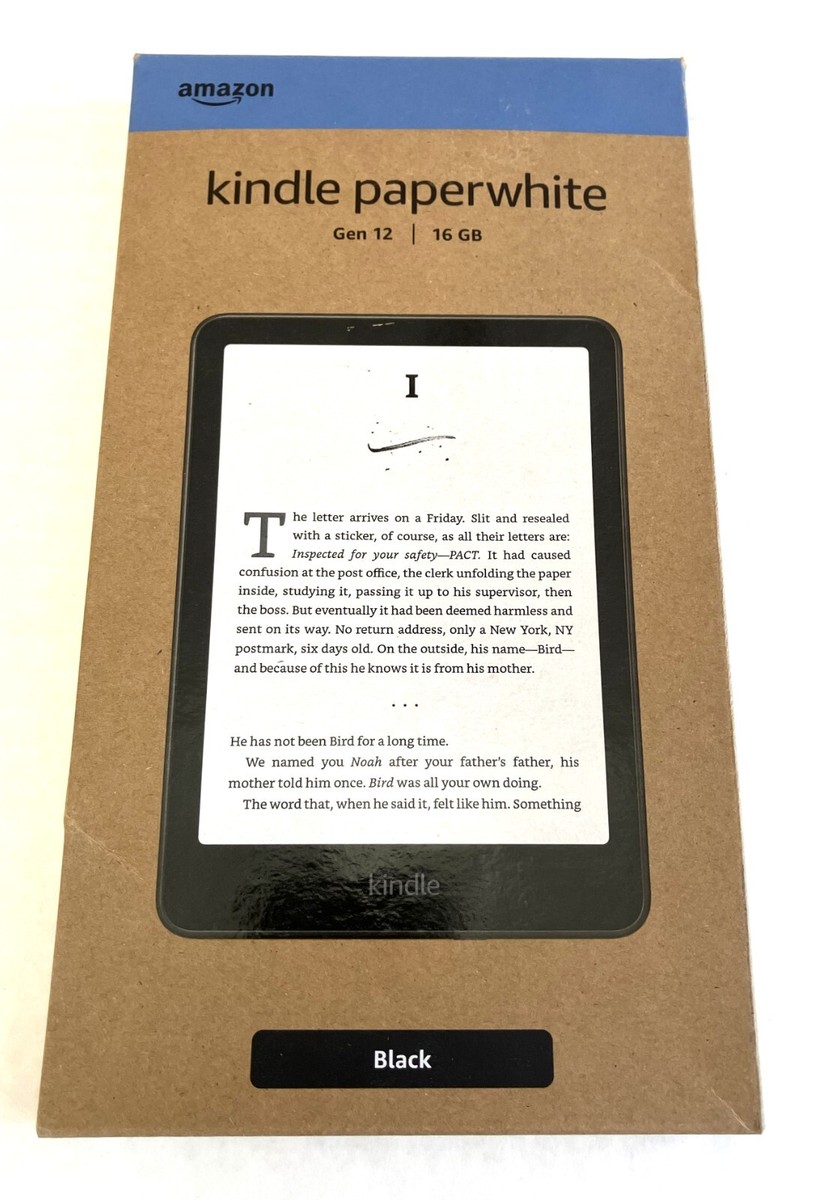Kindle Paperwhite 6 Reader, 12th Gen, Model SA568B, AWESOME