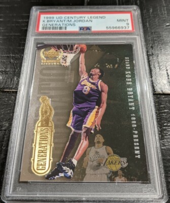 nba カード kobe bryant psa9  99シリーズ PSA 9 MINT 1998-99 Stadium Club KOBE BRYANT Card #170 Los