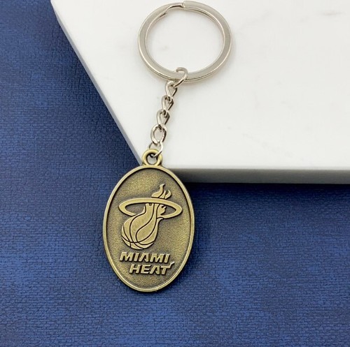 NBA MIAMI HEAT PREMIUM KEYCHAIN METAL BASKETBALL | eBay