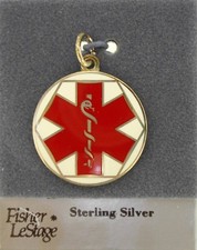 Charm Fisher LeStage Sterling Silver Medical ...