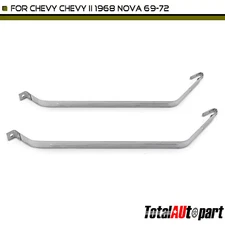 2Pcs New Steel Fuel Tank Straps for Chevrolet Chevy II 1968 Nova Pontiac Ventura