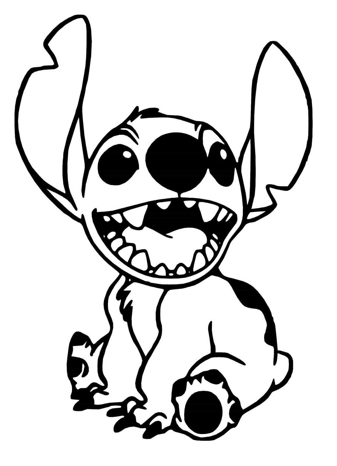 Stitch small Vinyl Decal / Sticker eBay