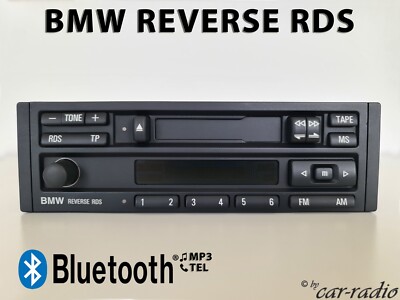 Genuine BMW Reverse RDS Bluetooth Radio MP3 BP6262 Car Stereo with Side Flaps
