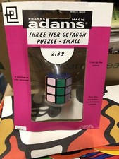 Vintage SS Adams Three Tier Octagon Puzzle Stretch pack nos