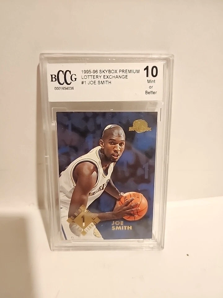 Selecciones de lotería de la NBA Skybox Premium Prize 1995-96 #1 Joe Smith RC 10 Foto 3 de 3