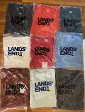 6 TEES SOLD SEPARATELY NEW bags Lands End LG Women's Long Sleeve Crew T-Shirts