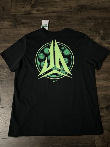 Nike Ja Morant Black Logo Memphis Grizzlies T-Shirt Men's XL Authentic NBA NWT