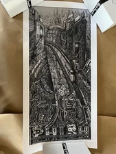 Phish MSG NYE 2021 New Year Poster Print Welker Cosmic Train VARIANT NOT Pollock