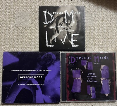 Depeche Mode Songs Of Faith & Devotion Live Slipcase 2xCD Australia Tour Promo