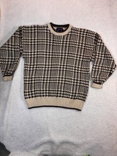 Gant Cable Knit Sweater Mens Large Navy Blue Cotton