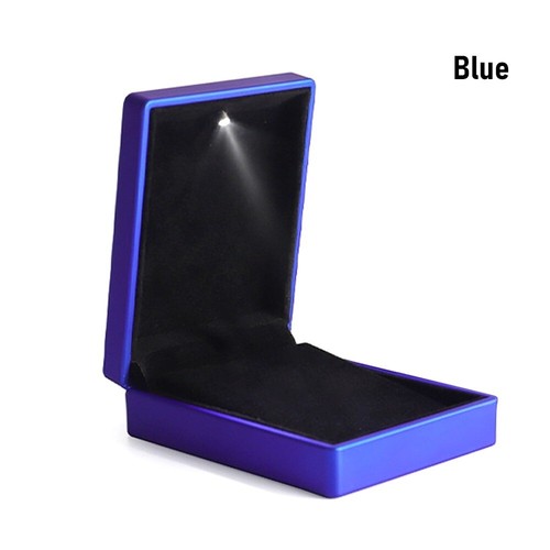 Rings Case Jewellery Case With Light Jewelry Box Gift Gifts Box Wedding - Picture 14 of 15