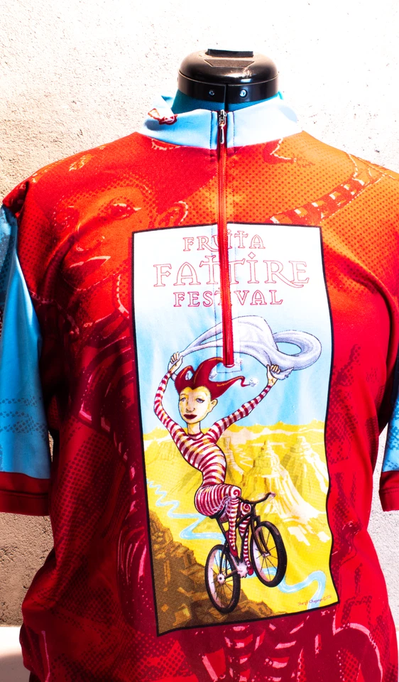 Camisa Top Fruita Fat Tire Festival Bike 2003 Talla L Ciclismo Bicicleta Jersey Camisa Foto 2 de 4