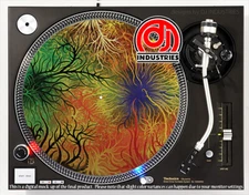 Rooted - 7"-12" DJ slipmat for LP turntable record player 
