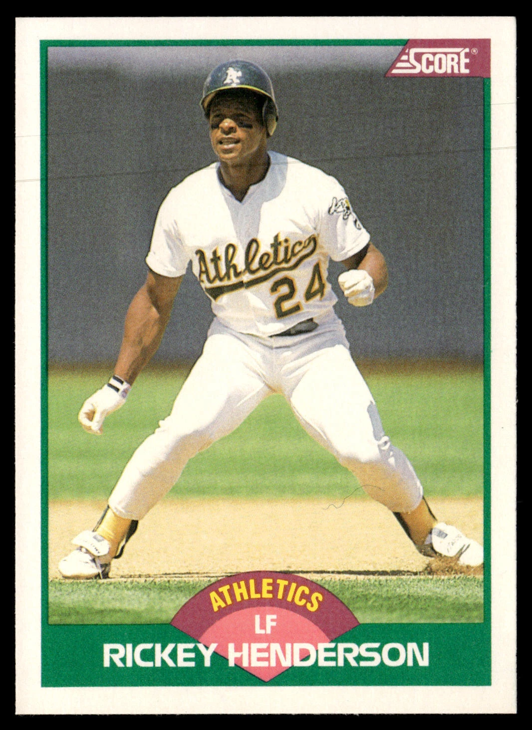 1989 Score Rookie & Traded Rickey Henderson #50T Oakland Athletics