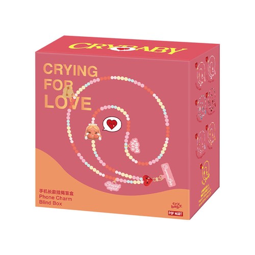POPMART CRYBABY Crying For Love Series Blind Box Phone Lanyard Gift new HOT - Bild 18 von 26
