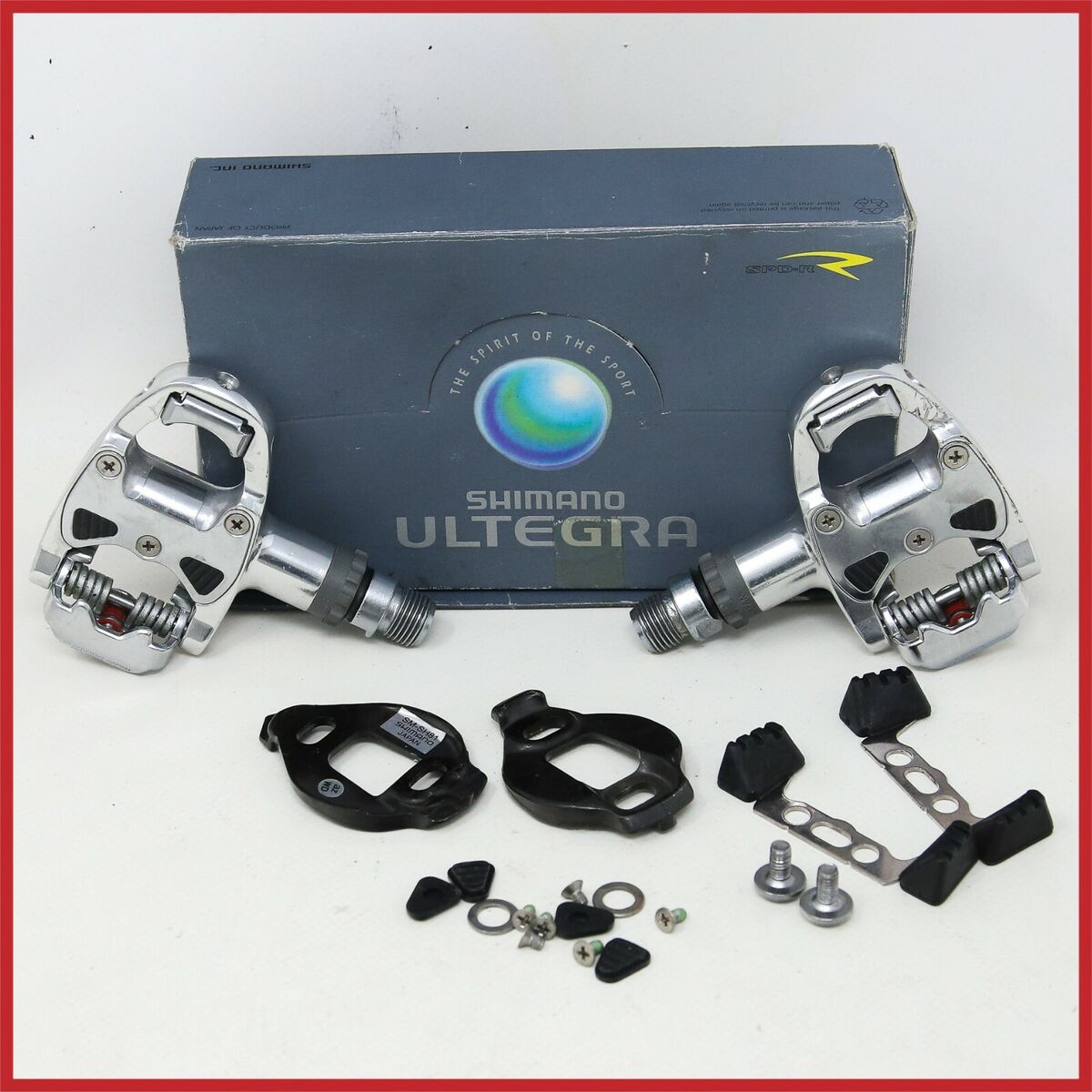 NOS SHIMANO 600 ULTEGRA PD-6600 PEDALS CLIPLESS 90s VINTAGE NOS SHIMANO 600 ULTEGRA PD-6600 PEDALS CLIPLESS 90s VINTAGE
