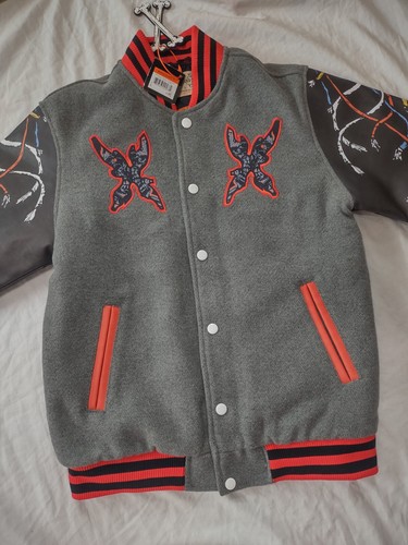 Brand X Terminator Movie Varsity Jacket NWT Size Y Large Embroidered Terminated - Picture 5 of 16