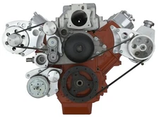 Chevy LS Serpentine System AC PS ALT LS1 LS2 LS3 LS6 Corvette Spacing LSX
