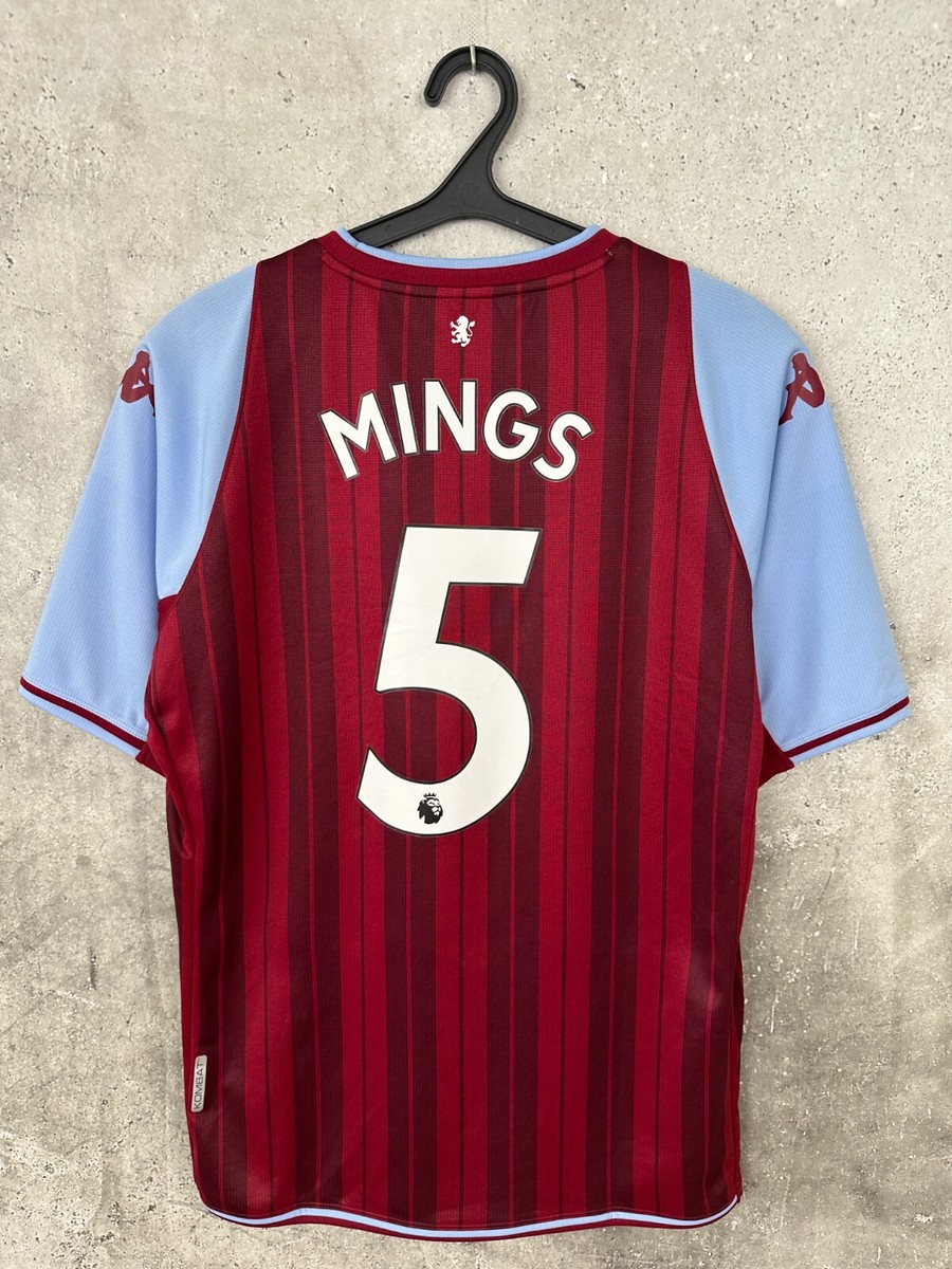アストン・ビラ MINGS 5 ユニフォーム (KOMBAT) ASTON VILLA 2021 2022 HOME FOOTBALL SHIRT #5 MINGS KAPPA
