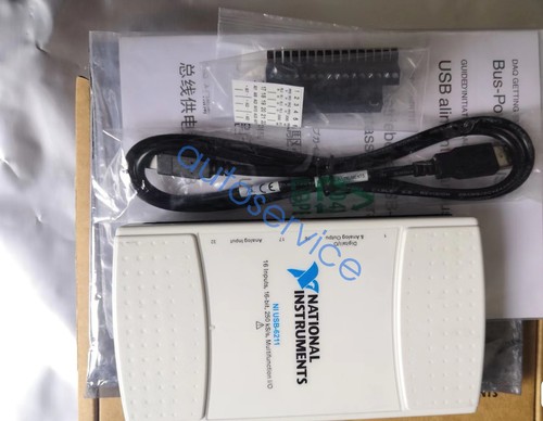 NI USB-6211 capture card 779676-01 M series multifunction DAQ Via DHL or FedEX#L - Picture 2 of 7