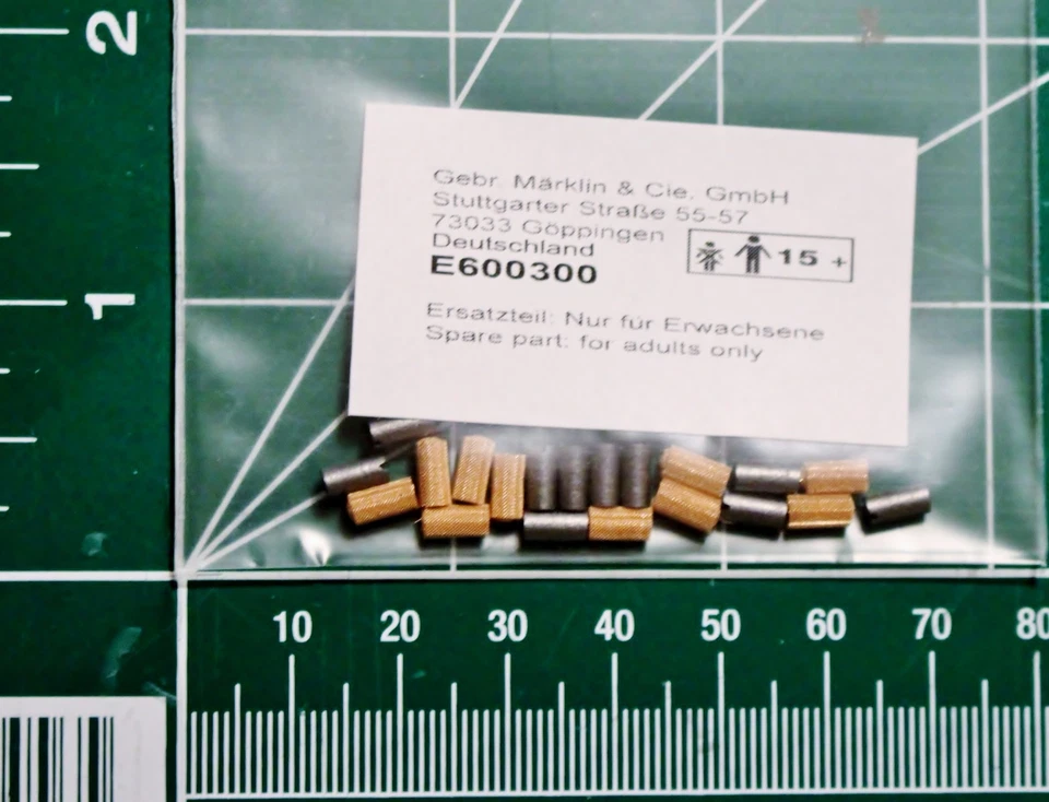 Märklin HO 600300, Ten Pair, Motor Brushes, For Many Older Marklin Locomotives - Image 3 of 4