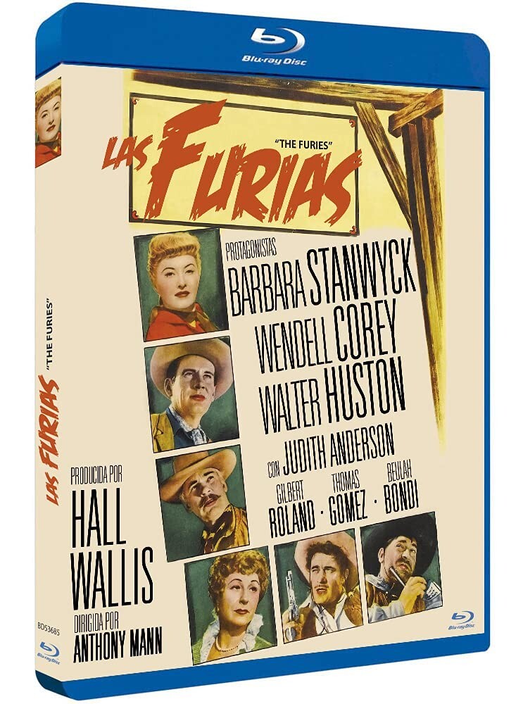 Las Furias (Le furie) Anthony Mann 1950 - Blu-ray - Import audio italiano