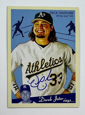 2008 Upper Deck Goudey Graphs #GG-NS Nick Swisher Auto AR55