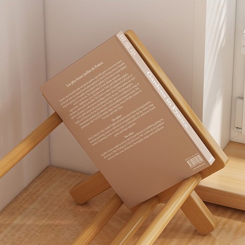 Desktop Bookshelf Home Office Bamboo Decor Shelf Bookcase Storage Shelf Stand - Picture 10 of 17