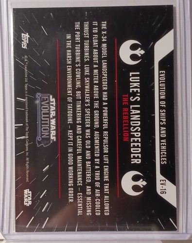 2016 Topps Star Wars Evolution Ships and Vehicles EV-17 AT-RT - Picture 3 of 3