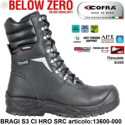 Sicherheitsschuhe COFRA Bragi S3 Ci Hro Src Idrorep für Cold Kreise