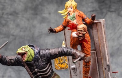 Figurama Dorohedoro Caiman & Nikaido Resin Model 1/8 Scale Statue