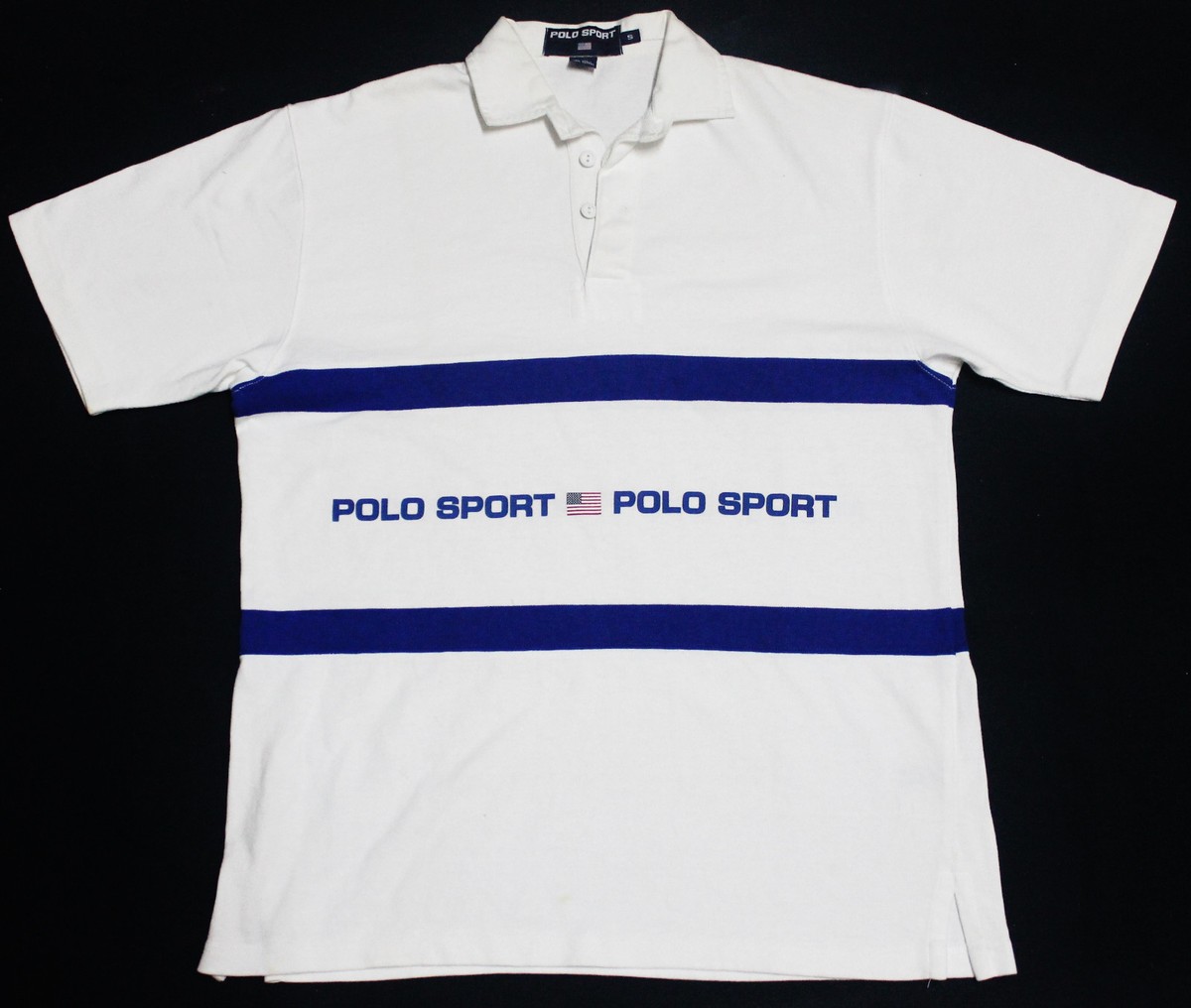 ウェア POLO SPORT rugger shirt 1992 Polo Ralph Lauren Winter Stadium 1992 Rugby Shirt size M