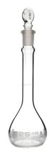 Eisco Labs 25ml Volumetric Flask with Glass Stopper, Class A - ASTM Compliant