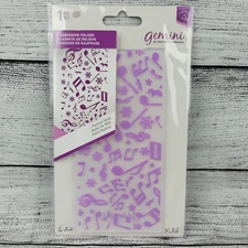 Crafter's Companion Embossing Folder, Festive Note
