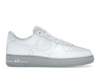 Size 9.5 - Nike Air Force 1 '07 White Light Smoke Grey for sale