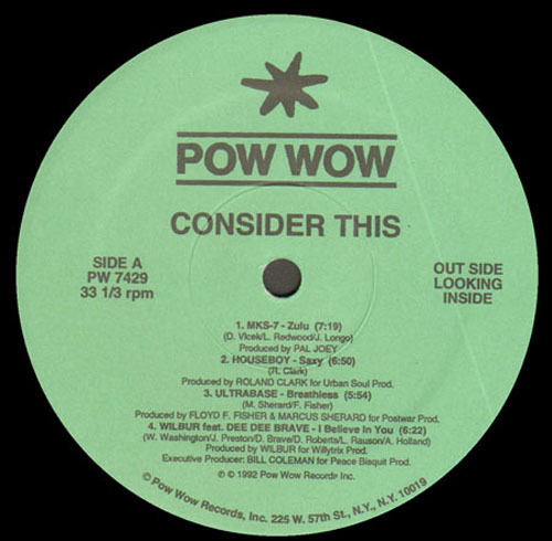 VARIOUS - Consider This - 1992 Pow Wow Records Usos – Pw 7429- LP, Compilation - Bild 1 von 2