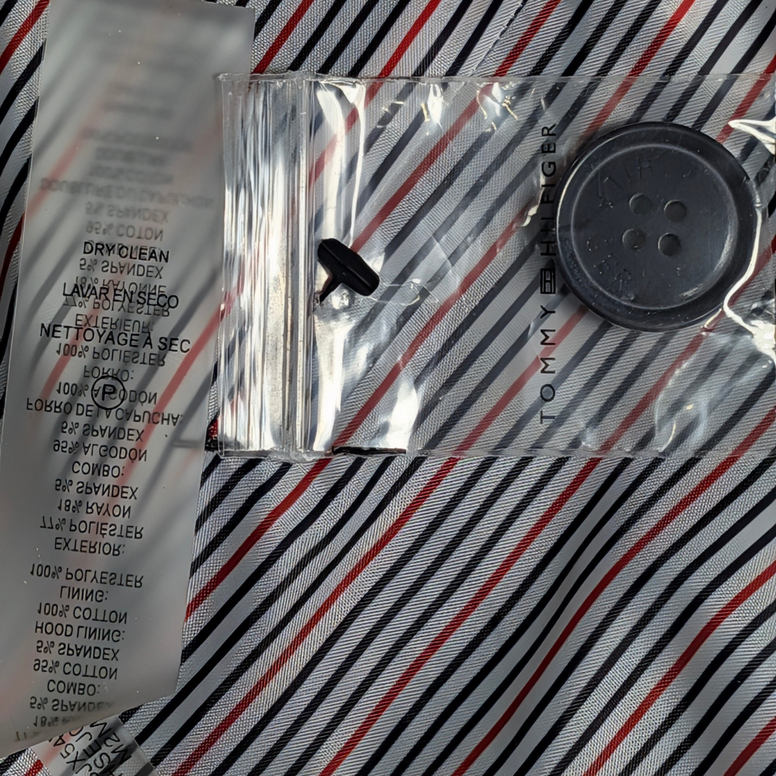 Tommy Hilfiger 2-in-1 Blazer Sz 14 Navy Blue Removable Hoodie Elbow Patches thumbnail 11