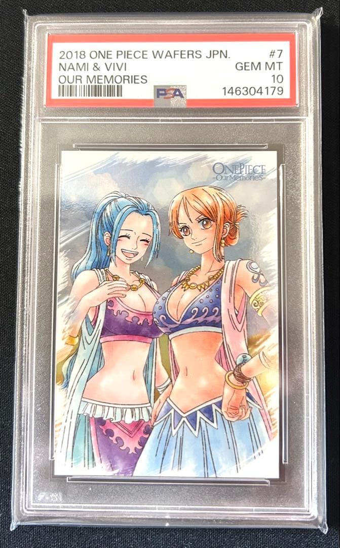 PSA 10 2018 ONE PIECE WAFERS JAPANESE OUR MEMORIES #7 NAMI & VIVI