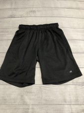 Russell Athletic Shorts Youth 10-12 Black Dri-Power 360 Performance Gym Training