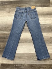Vintage Levis Jeans Mens 32x30 Blue 90s Orange Tab 517 Bootcut Made In USA