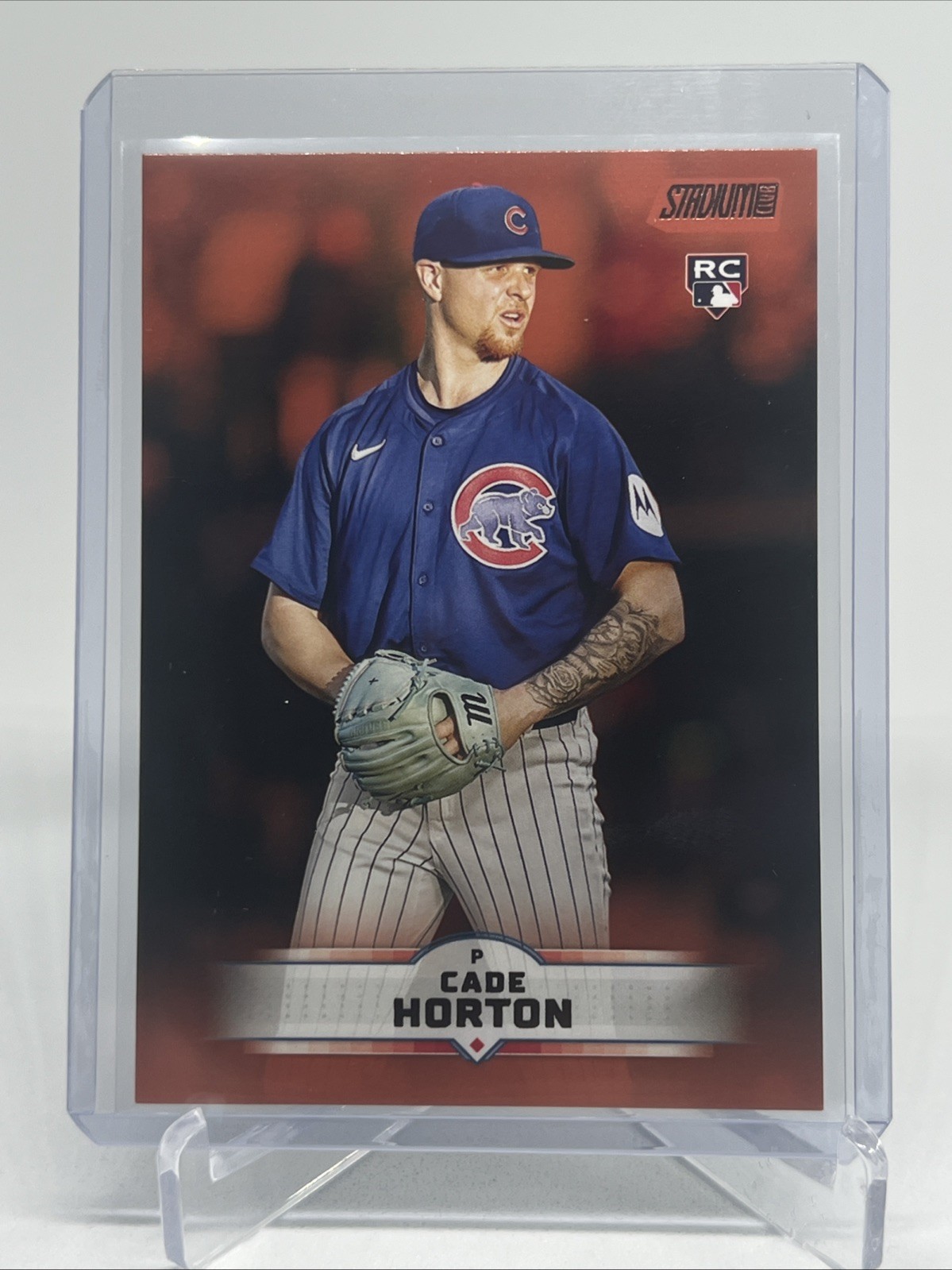 2025 Topps Stadium Club - Cade Horton #24 Bronze Foil (RC)