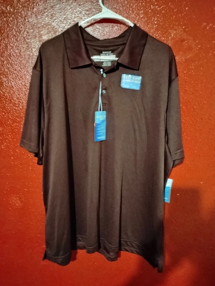 Polo de golf Haggar de secado rápido de fácil cuidado para hombre talla 2X. Nuevo con etiquetas Foto 2 de 4